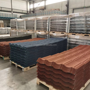 Granulaat afgewerkte metalen dakplaten, langformaat ontwerp voor structurele bouwprojecten, Sangobuild dakproducten - Product Image 1