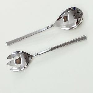 Espejo plateado pulido increíble cena diseño único cucharas y tenedor juego de cubiertos Acero inoxidable Metal decorativo mango largo - Product Image 3