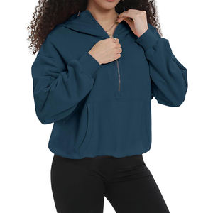 Suave Casual Venta al por mayor de encargo casual streetwear Drop Shoulder figuras transpirable respetuoso del medio ambiente sudaderas de punto - Product Image 6