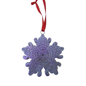 Modern Design Iron Metal Hanging <b>Flower</b> Shape Wall Decorative <b>Ornament</b> Purple Color Home & Christmas Decoration Handmade Bulk - Product Image 6