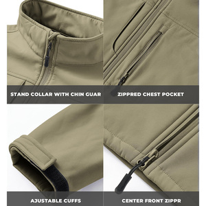 Veste d'extérieur pour homme de haute qualité, logo personnalisé, design unique, streetwear haut de gamme, coupe-vent, veste softshell pour homme - Product Image 4