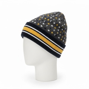 Gorro de Punto Sólido sin Puño para Adultos, Casual, para Viajes al Aire Libre, con Bordado 3D, Gorro de Invierno para Hombre, Jacquard - Product Image 3
