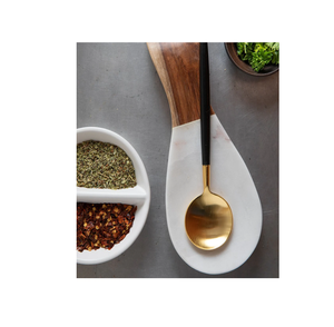 Handmade <b>Wooden</b> and Marble <b>Cooking</b> <b>Spoon</b> for Kitchenware Usage New Arrival Forks and <b>Spoons</b> Set Restaurants - Product Image 1