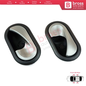 มือจับประตูด้านใน BDP106+BDP107 ซ้ายขวา สำหรับ Scenic Megane Twingo Kangoo MK2 Clio Master MK3 Sandero Logan Duster MK1 Modus - Product Image 4