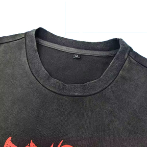 Novedades de verano al por mayor, camiseta de diseñador, serigrafía de algodón de alta calidad, camisetas lisas para hombre, estambre vintage - Product Image 3