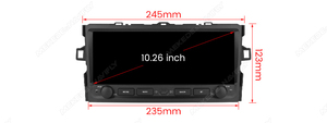 Autoradio Android MEKEDE 10,26 pouces avec GPS, FM, WiFi, BT pour Toyota Auris E150 <span class=keywords><strong>Corolla</strong></span> 2006-2012, prend en charge la caméra de recul DVR - Product Image 6