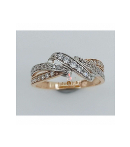 Anillo de Diamantes para Mujer, Oro de 18k, Joyería Fina Clásica de Lujo con Diseño Elegante y Brillante para el Estilo Moderno de la Mujer - Product Image 5