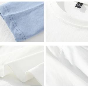 Vêtements de rue personnalisés T-shirt en coton délavé à l'acide sérigraphie surdimensionnée à manches longues double couche T-shirts à manches longues pour hommes - Product Image 6