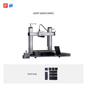 Snapmaker 2.0 Modular 3-in-1 3D A250T <b>Printer</b> Dual Extruder PLA Support for Dental <b>Card</b> Label Printing Lab Environment - Product Image 1