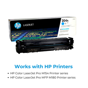 Cartouche de toner cyan HP Original pour LaserJet 204A, modèle CF511A, compatible avec CE285A - Product Image 4