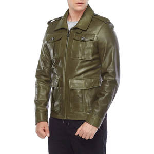 Chaqueta de Cuero para Hombre de Alta Calidad a Precio Económico del Mejor Fabricante, Etiqueta Personalizada, Fabricada en Fábrica, Estilo Moderno - Product Image 6