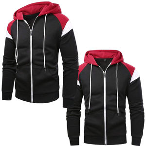 Latest Design Hot Sale <b>Men's</b> Hoodie Sweatshirts Custom Manufacturer Winter Zipper Zip Up <b>Tops</b> Pullover <b>Fleece</b> Hooded <b>Men</b> Hoodies - Product Image 5