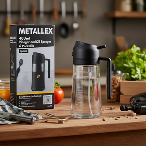 METALTEX ขวดสเปรย์น้ำส้มสายชูและน้ำมัน 400 มล. ชุด 6 ชิ้น อุปกรณ์เฉพาะทาง - Product Image 3