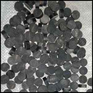 Bouton en corne de buffle artisanal écologique TIMELESS CRAFT, logo personnalisé, forme naturelle, couleur noire, épaisseur 5-5,5 mm, fabriqué en Inde - Product Image 3