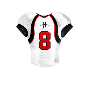 Uniforme de football américain OEM conçu avec un tissu de haute qualité offrant une finition soignée et un ajustement confortable pour les sports de compétition - Product Image 5