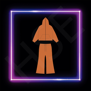 Conjunto Deportivo Personalizado para Hombre, Sudadera con Capucha y Cremallera, Conjunto Deportivo para Hombre de Algodón Grueso con Lavado Ácido - Product Image 5