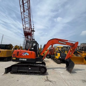 Used Doosan DH55 Mini Excavator South Korea Original <b>Solar</b> 5.5T Yanmar Engine Motor Gear Core Crawler Construction Machinery - Product Image 2