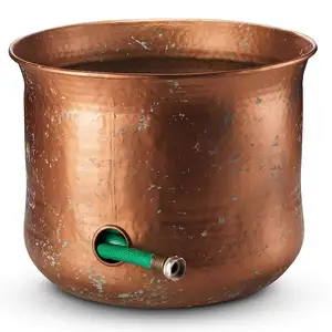 Tubo flessibile di lusso da giardino in metallo vaso decorativo fatto in casa produttore di vasi per tubi fornitore vaso dal Design unico