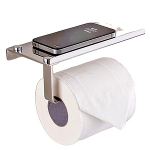 Vente chaude Qualité Style Moderne Porte-Papier Toilette mural En Acier Inoxydable Porte-Rouleau De Papier Toilette Pour Salle De Bains Salle De Bains - Product Image 1