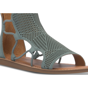 Sandali Gladiator da Donna Lucky Brand Bartega Verdi Taglia 7 - Ciabatte Traspiranti con Soletta Imbottita in Vera Pelle - Product Image 3