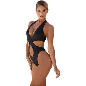 Venta al por mayor Popular Micro Mini Bikini Traje de baño Ropa de playa para mujeres Nuevo soporte sólido Conjunto de 2 piezas con decoración de encaje Venta caliente - Product Image 4