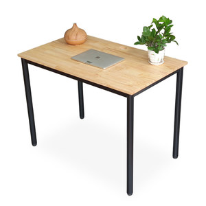 OMA HBOM001 Series 100x60cm Natural Wood <b>Computer</b> <b>Desk</b> Simple Style Laptop Table with Storage for Home Office or Bedroom - Product Image 1