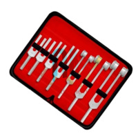 Diapasons chirurgicaux ORL en acier inoxydable de qualité médicale, stérilisables, réutilisables, autoclavables, de qualité supérieure, norme allemande, 7 pièces