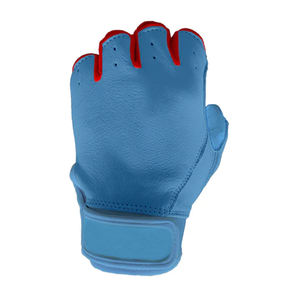 Tendance Rose Rouge En Cuir Fait Manchette À Sangle Courte Gants De Frappeur De Baseball Et De Softball Gants De Sport Légers Antidérapants - Product Image 6