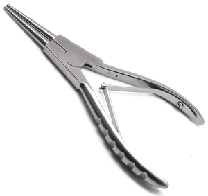 คีมหนีบตะขอตกปลาจมูกยาวทำจากสเตนเลสสตีลทนทานดีไซน์โค้ง - Product Image 1