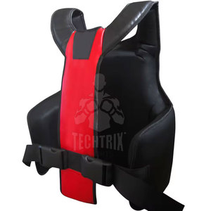 Wholesale High Quality Eco-Friendly Durable Lightweight Custom Designed <b>Leather</b> Chest Guard Body <b>Protector</b> for Boxing - Product Image 2
