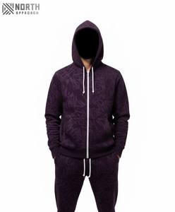 Conjuntos de Sudaderas con Capucha de Invierno con Estampado Personalizado, 100% Algodón, Manga Larga, Parche Bordado, Pantalones de Chándal - Product Image 3