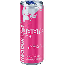 Red Bull Edición Verano Sabor Melocotón Blanco, 24 Latas de 250ml con Vitamina B6 de 2mg por 100ml para Apoyo a la Función Inmunológica, Venta al Por Mayor - Product Image 2