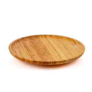 Plato de madera de alta calidad hecho a mano de estilo moderno, plato Natural para frutos secos y comida, precio al por mayor - Product Image 1