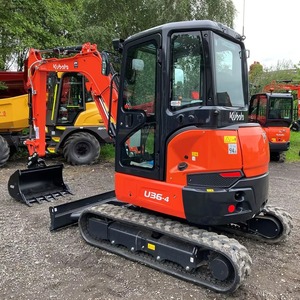 Mini-excavatrice d'occasion Kubota U36-4, excavatrice sur chenilles, mini-excavatrice à vendre en gros - Product Image 2