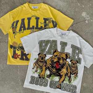 High Quality Custom Logos Retro <b>Punk</b> Hip Hop Style Graphic Print Oversized OEM Unisex New Neck 100% Cotton Breathable Short - Product Image 3