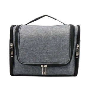 Sac de cosmétiques écologique à fermeture éclair résistant à l'eau de grande capacité pour femmes Fashion Style Wholesale Polyester - Product Image 1