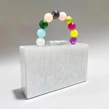 Bolsos de Mano de Resina Deslumbrantes para Mujer, Elegancia Atemporal, Bolsos de Noche de Lujo para Noches y Fiestas Glamurosas - Product Image 2