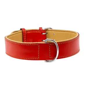 Leather Dog Collar Genuine Puppy Pet Collars Eco-friendly Customized High Quality Pets Collar's Dogs Accessories