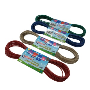 Cuerda de Tender Ropa de Acero Inoxidable Resistente para Exteriores, Flexible, con Revestimiento de PVC - Product Image 1