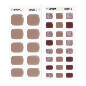 เจลติดเล็บแบบกดคุณภาพระดับซาลอนแท้ 100% จากเกาหลี สติ๊กเกอร์ติดเล็บเจล ทำเล็บเท้า ปลอดภัยสำหรับคนทานมังสวิรัติ ไม่ทดลองกับสัตว์ ปลอดสารพิษ ขายส่ง - Product Image 2