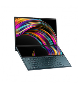 แล็ปท็อปเกมมิ่ง ZENBOOK PRO DUO UX581 รุ่นปี 2025 ได้รับการรับรองแล้ว หน้าจอสัมผัส 15.6 นิ้ว 4K UHD NanoEdge  Intel Core i9-10980HK แรม 32GB - Product Image 1