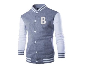 New Letter Printed Polyester Top Fashionable Single Breasted Casual Baseball <b>Jacket</b> Loose Cardigan Couple <b>Jacket</b> - Product Image 2