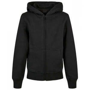 เสื้อฮู้ดมีซิปสีดำสำหรับผู้ชาย & ผู้หญิงแจ็คเก็ตขนแกะผ้าฝ้าย100% ซิปเต็มกระเป๋าออกแบบโลโก้ได้ตามต้องการสำหรับฤดูหนาวขายส่ง - Product Image 1