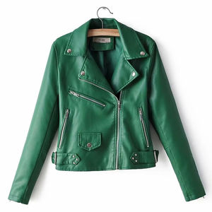 Chaqueta de Cuero Vacuno Regular Vintage Impermeable Ligera y Ecológica para Hombre de Invierno con Forro de Poliéster y Logotipo Frontal - Product Image 3