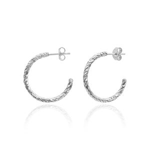 Pendientes de diseño clásico y sencillo, plata de ley 925, pendientes de aro lisos, fabricante mayorista, precio bajo para mujeres, pendientes para fiestas - Product Image 5