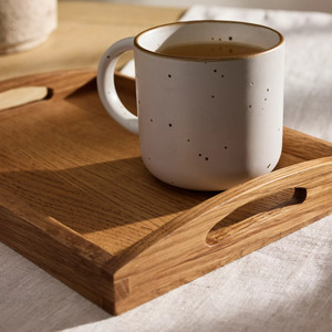 Gran bandeja apilable de madera para servir en la cocina para exhibir carne, bandejas gourmet de madera maciza para el desayuno - Product Image 3