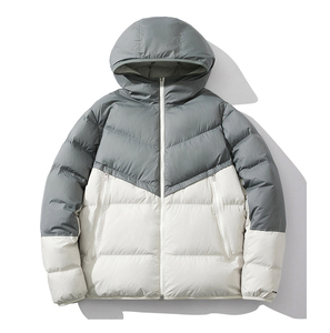 Chaqueta Acolchada Unisex de Alta Calidad, Talla Grande, Estilo Urbano Deportivo, con Capucha, Cómoda, con Revestimiento de Lona en la Parte Delantera - Product Image 5