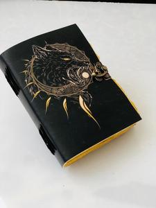 Diarios de cuero impresos digitalmente a medida con Árbol de la vida y fases de la luna ideales para reventa por tiendas de revistas - Product Image 4