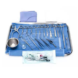 Ensemble chirurgical porte-aiguille pour laparotomie de qualité hospitalière avec gamme complète d'outils de chirurgie générale ensemble de chirurgie ouverte de base - Product Image 2