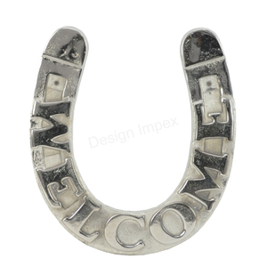 Plaque décorative en fer à cheval personnalisée en gros Plaques en fer à cheval en fonte pour porte et mur - Product Image 5